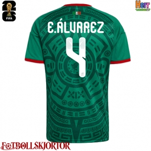 Mexiko Edson Alvarez #4 Hemmatröja VM 2026 Kortärmad